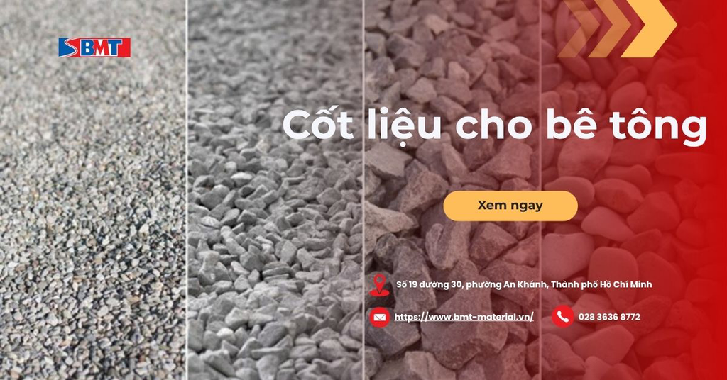 Cốt liệu cho bê tông: Phân loại và yêu cầu kỹ thuật