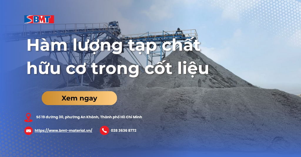 Hàm lượng tạp chất hữu cơ trong cốt liệu: Phương pháp thử