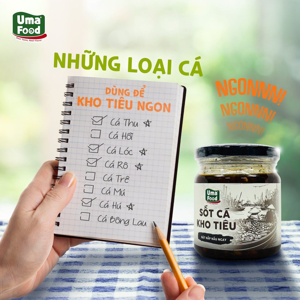 Những loại cá dùng để kho tiêu ngon – Đậm vị bữa cơm Việt cùng Uma’ Food