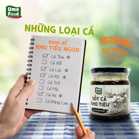 Những loại cá dùng để kho tiêu ngon – Đậm vị bữa cơm Việt cùng Uma’ Food