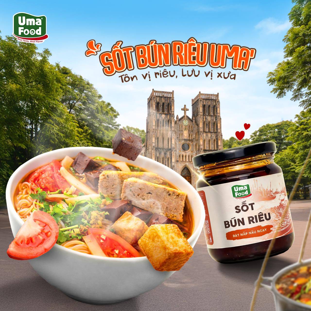 Bún riêu – Hương vị truyền thống từ đồng bằng Bắc Bộ – Uma' Food