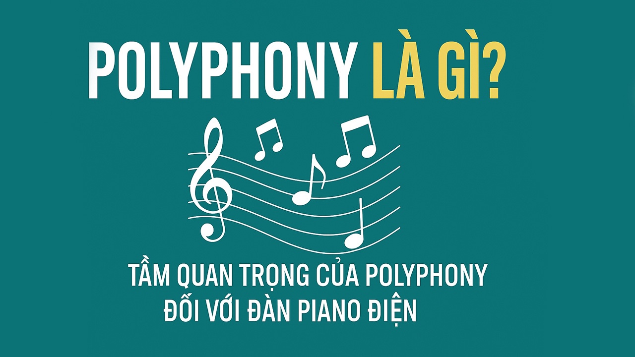 Polyphony là gì? Tầm quan trọng của Polyphony đối với đàn piano điện