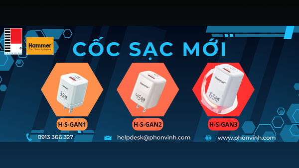 ⚡ CÔNG NGHỆ GAN – BƯỚC ĐỘT PHÁ MỚI TRONG THẾ GIỚI CỐC SẠC HIỆN ĐẠI ⚡