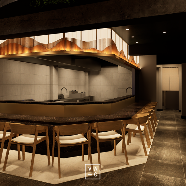 Sora Ramen - Thiết kế nhà hàng phong cách Zen hiện đại chuẩn Nhật Bản
