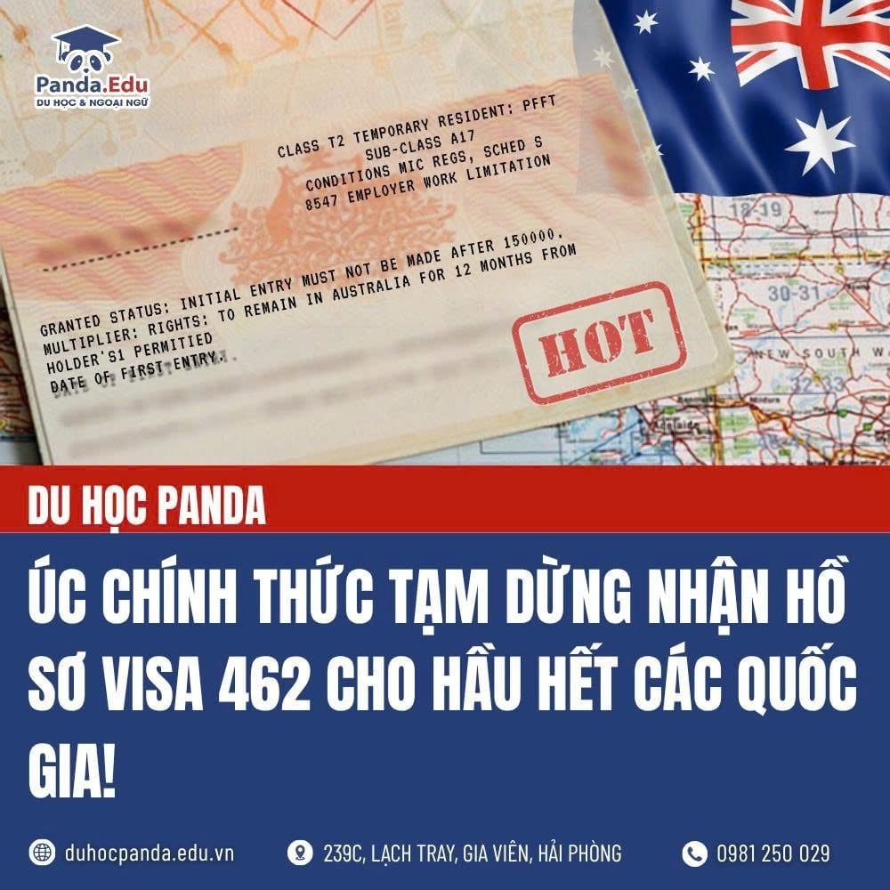 Úc tạm dừng visa 462 với 24 quốc gia: Người Việt có bị ảnh hưởng?