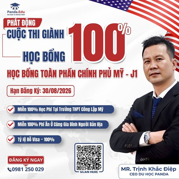 Cuộc thi học bổng Chính phủ Mỹ J1 lần thứ 13 – Năm 2026