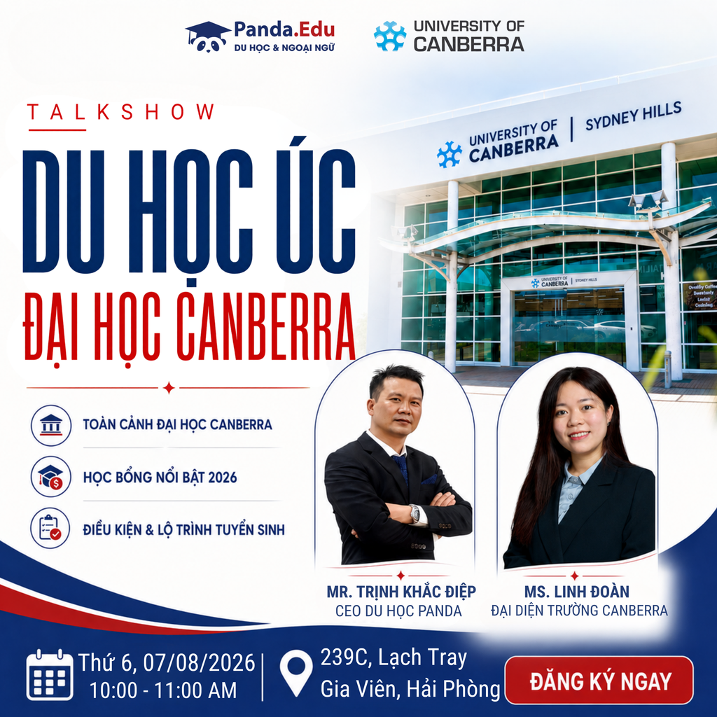 Talkshow Du học Úc 2026: Từ lộ trình chuẩn đến học bổng giá trị