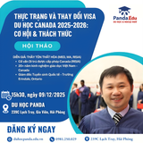 Hội thảo “Thực trạng và thay đổi visa du học Canada 2025–2026” do Du học PANDA tổ chức