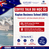Coffee Talk Du học Úc cùng Kaplan Business School (KBS) và Du học PANDA – Kết nối thông tin thực tế, mở rộng cơ hội du học Úc 2026