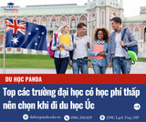 Top các trường đại học có học phí thấp nên chọn khi đi du học Úc