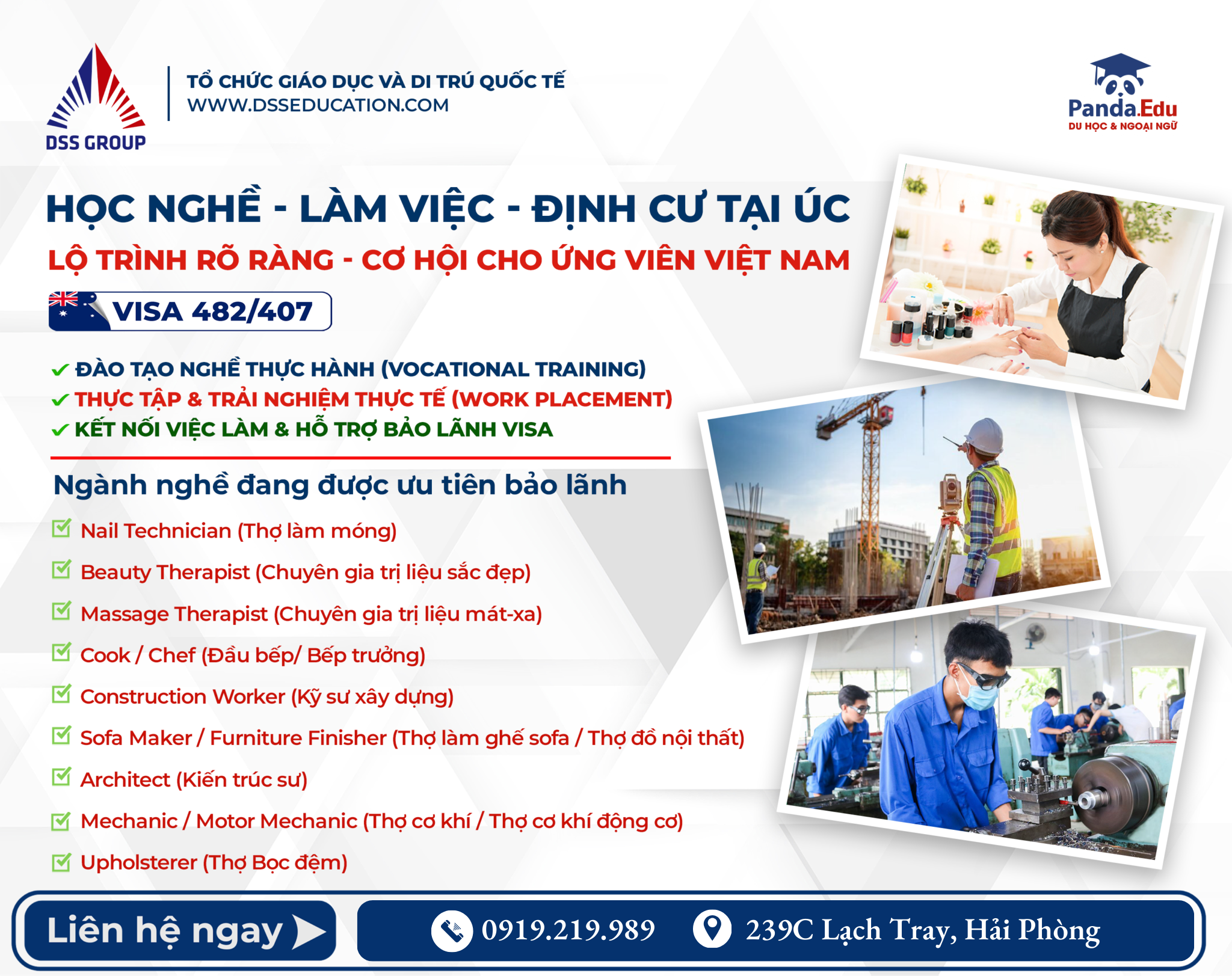 HỌC NGHỀ – LÀM VIỆC – ĐỊNH CƯ TẠI ÚC: LỘ TRÌNH RÕ RÀNG – CƠ HỘI BỀN VỮNG CHO ỨNG VIÊN VIỆT NAM