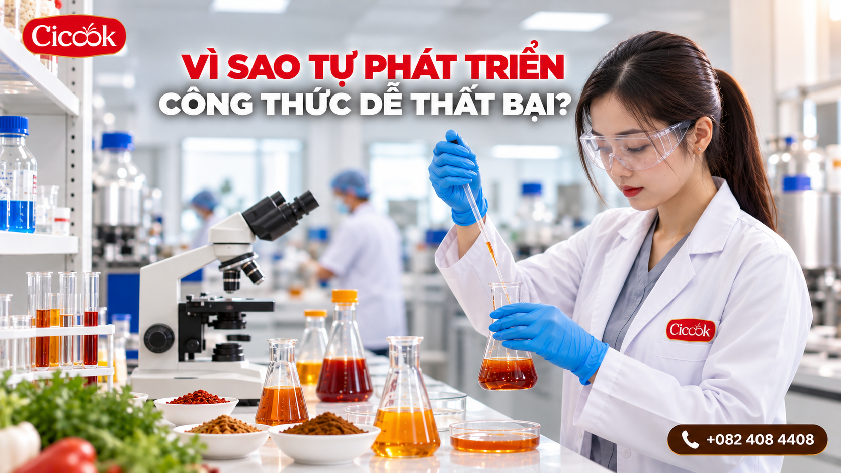 VÌ SAO NHIỀU THƯƠNG HIỆU THỰC PHẨM THẤT BẠI KHI TỰ XÂY DỰNG CÔNG THỨC?