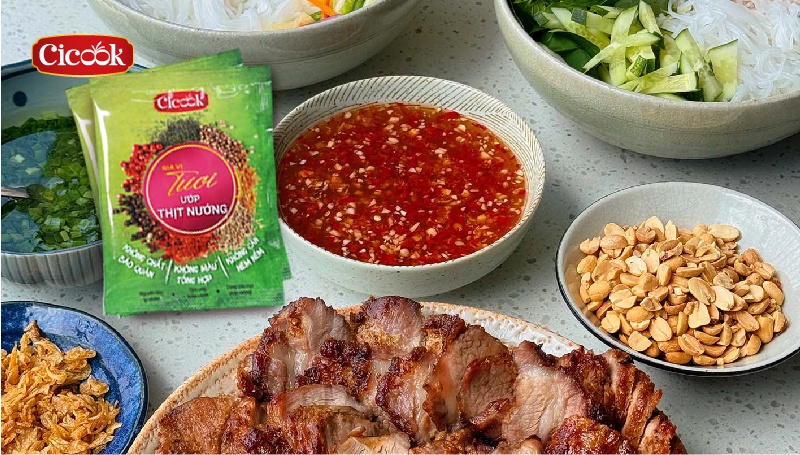 041 - BÚN THỊT NƯỚNG VỚI BỘT ƯỚP CICOOK