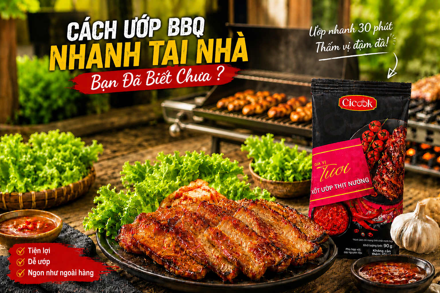 Cách Ướp BBQ Nhanh Tại Nhà – Bạn Đã Biết Chưa ?