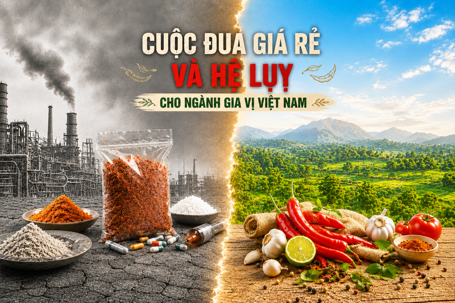 CUỘC ĐUA GIÁ RẺ VÀ HỆ LỤY CHO NGÀNH GIA VỊ VIỆT NAM
