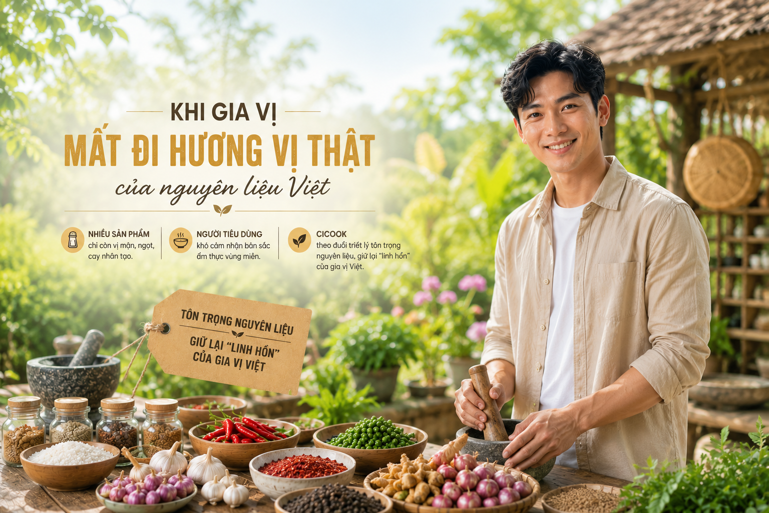 Khi Gia Vị Mất Đi Hương Vị Thật Của Nguyên Liệu Việt