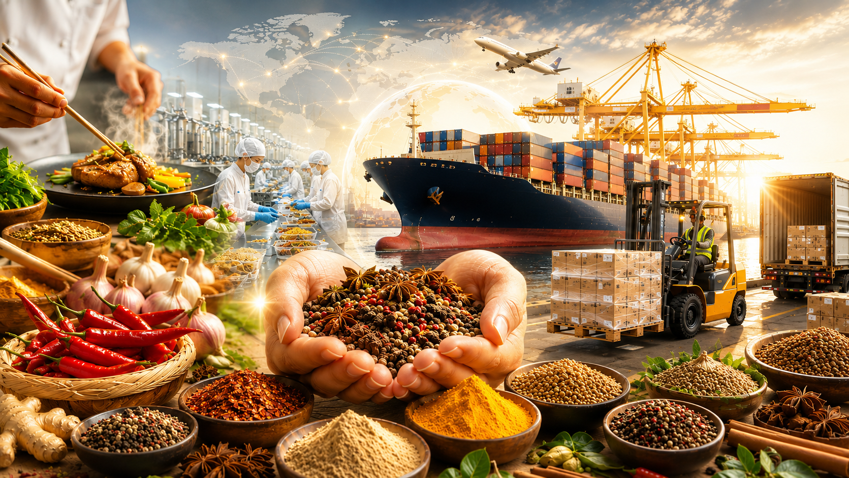 CÔNG TY CUNG CẤP GIA VỊ THỰC PHẨM ĐẠT CHUẨN XUẤT KHẨU : CẦU NỐI ĐƯA ẨM THỰC VIỆT VƯƠN TẦM