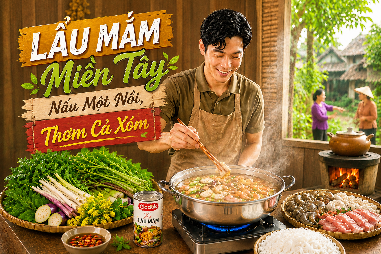 Lẩu Mắm Miền Tây – Nấu Một Nồi, Thơm Cả Xóm