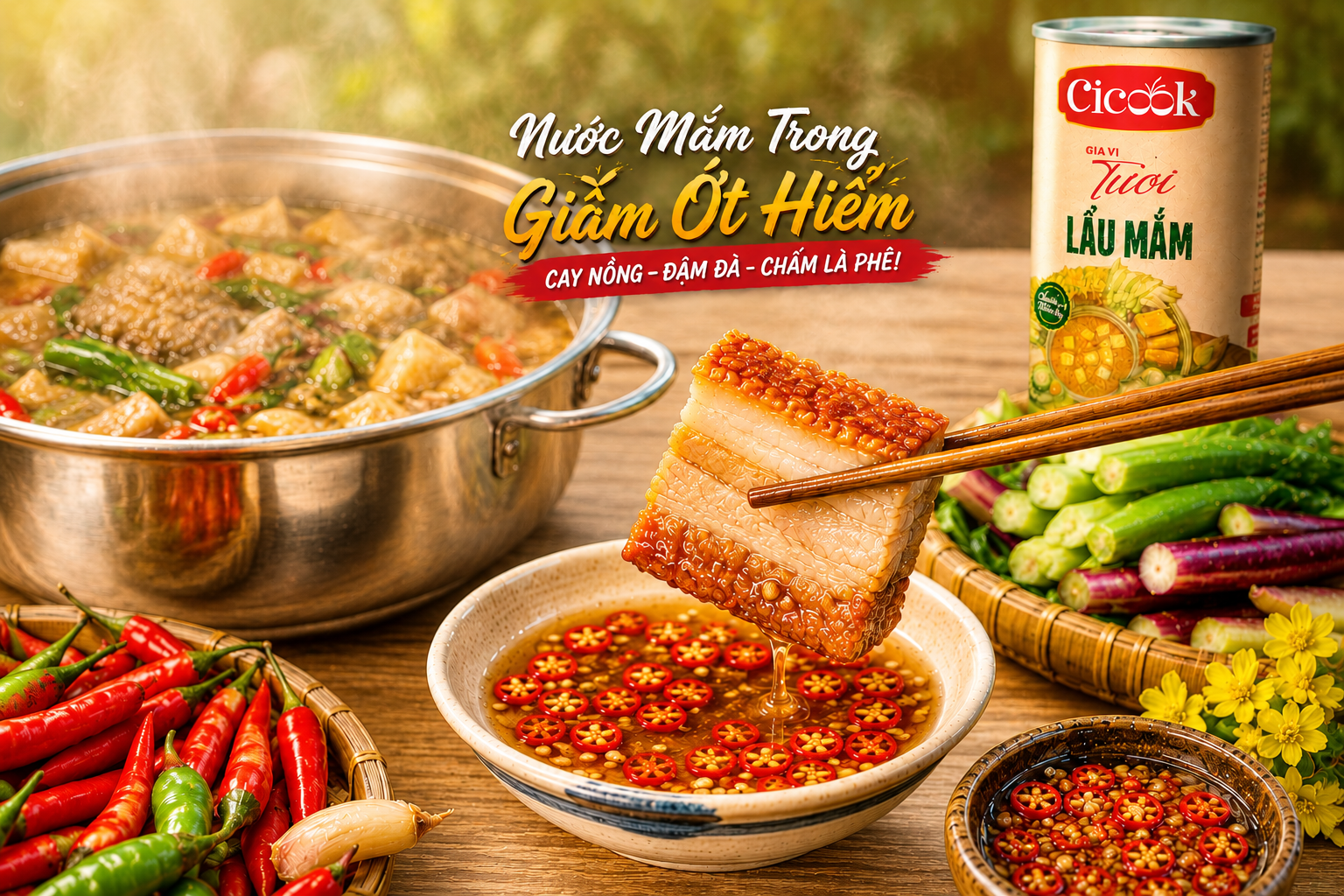Nước Mắm Trong Giầm Ớt Hiểm – Cay Tới Đâu, Ghiền Tới Đó !