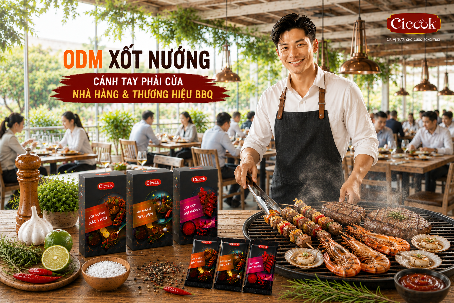 ODM XỐT NƯỚNG – CÁNH TAY PHẢI CỦA NHÀ HÀNG & THƯƠNG HIỆU BBQ
