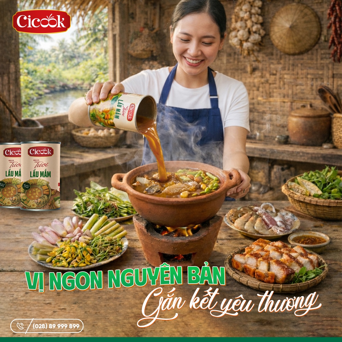 Khởi đầu tháng 4 bằng hương vị di sản – Lẩu Mắm Cicook chuẩn vị nghệ nhân tại gian bếp nhà