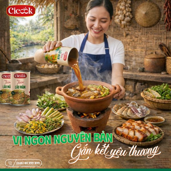 Khởi đầu tháng 4 bằng hương vị di sản – Lẩu Mắm Cicook chuẩn vị nghệ nhân tại gian bếp nhà