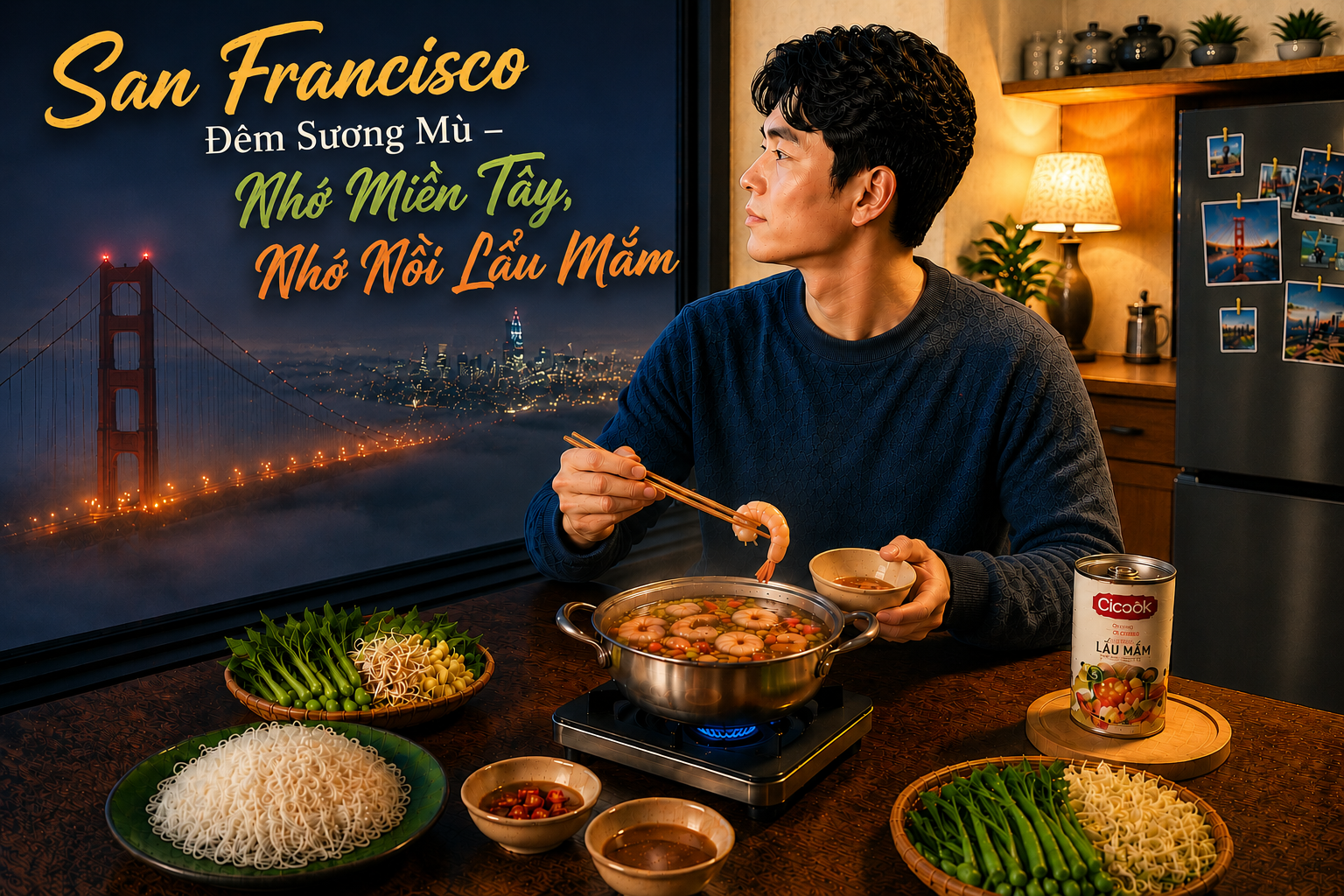 San Francisco Đêm Sương Mù – Nhớ Miền Tây, Nhớ Nồi Lẩu Mắm