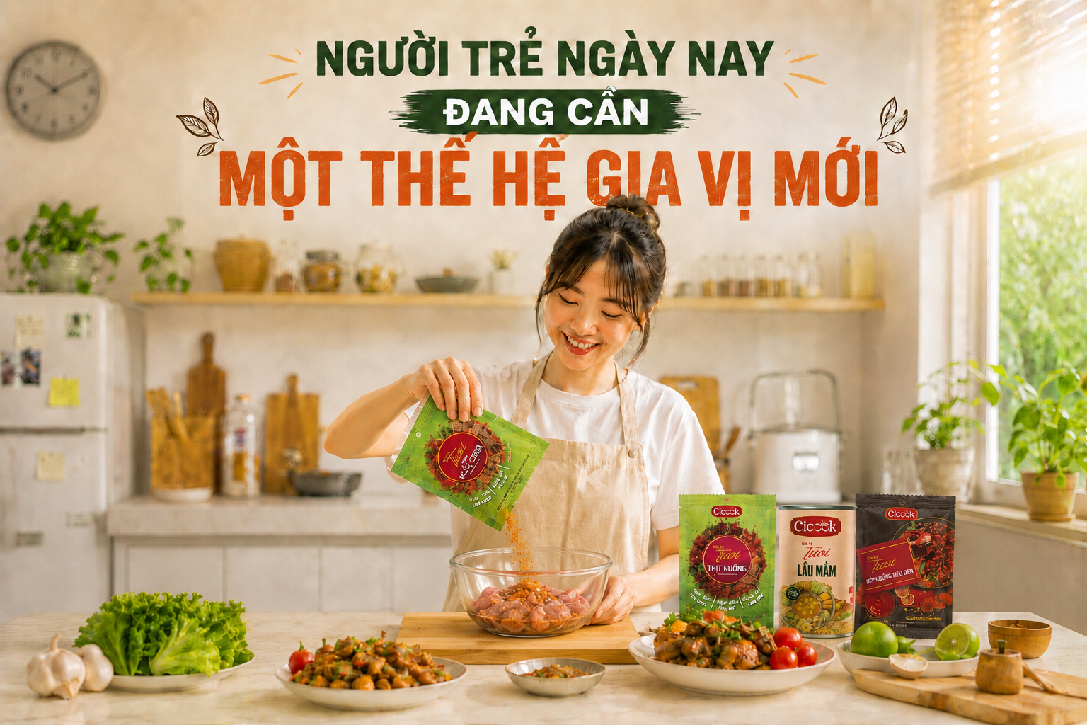 NGƯỜI TRẺ NGÀY NAY ĐANG CẦN MỘT THẾ HỆ GIA VỊ MỚI
