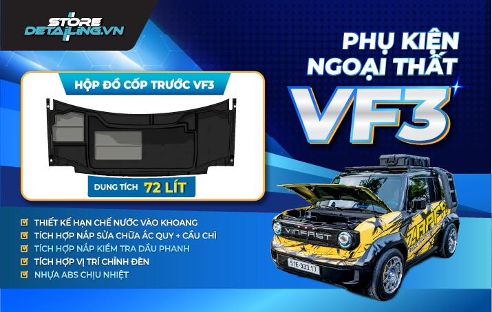 Hộp đồ cốp trước cho VF3