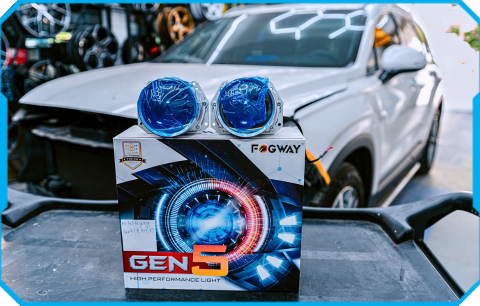 Độ Bi LED Cho Hyundai Santafe – Giải Pháp Tăng Sáng Toàn Diện