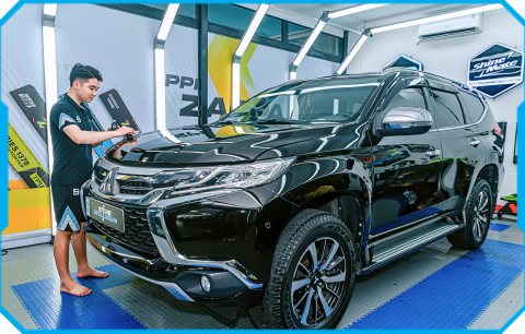 Phủ Ceramic Cho Mitsubishi Pajero Tại STORE DETAILING