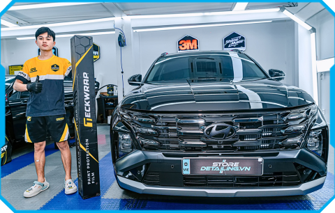 Dán PPF Teckwrap Trong Suốt Cho Hyundai Tucson Tại STORE DETAILING