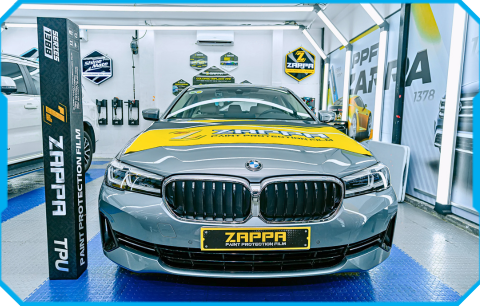 Bảo Vệ Bề Mặt Sơn BMW 520i Với Gói Dán PPF Zappa 1388