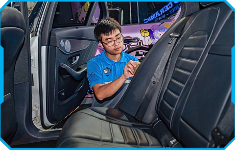 Mercedes C300 Vệ Sinh Bảo Dưỡng Nội Thất Tại STORE DETAILING