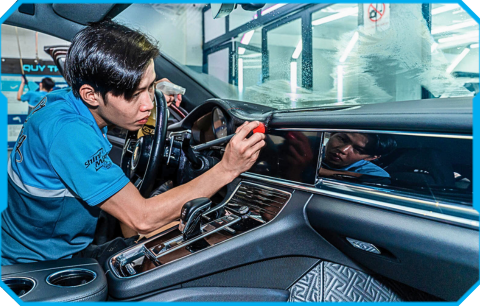 Porsche Vệ Sinh Bảo Dưỡng Nội Thất Tại STORE DETAILING