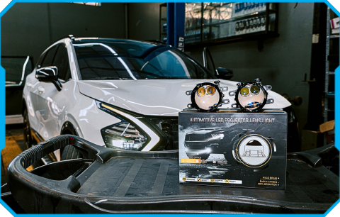 Kia Sportage Lắp Bi Gầm 3D Tại STORE DETAILING