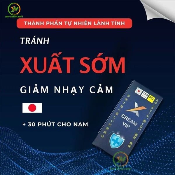 Kem Vip Nhật X Cream Vip chính hãng Nhật Bản tuýp 20g tăng 30p 3