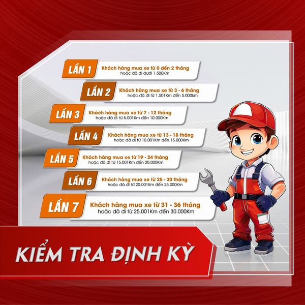 +1 LƯỢT BẢO DƯỠNG, TRỌN 07 LẦN AN TÂM