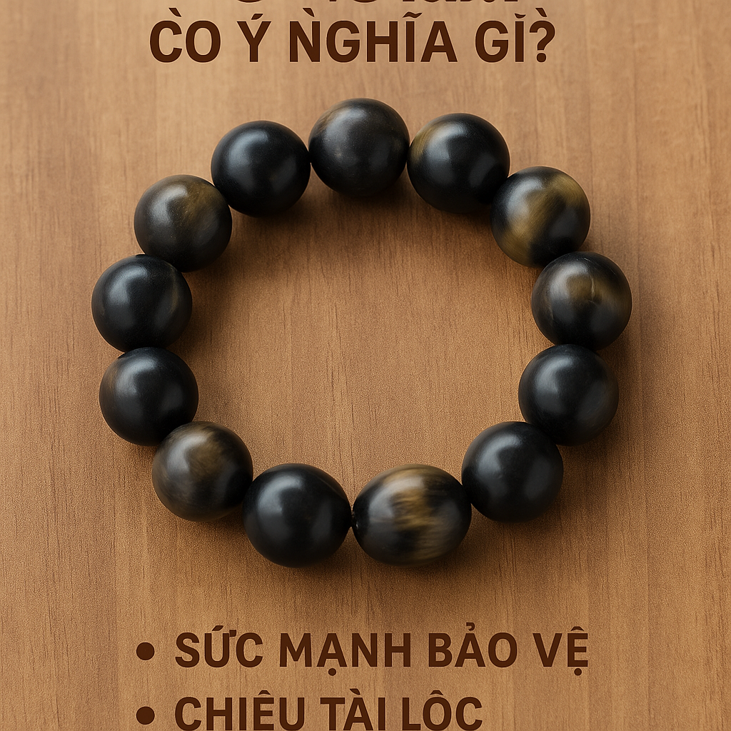Vòng Tay Phong Thủy Sừng Trâu Có Ý Nghĩa Gì? Sức Mạnh Bảo Vệ Và Chiêu Tài Lộc