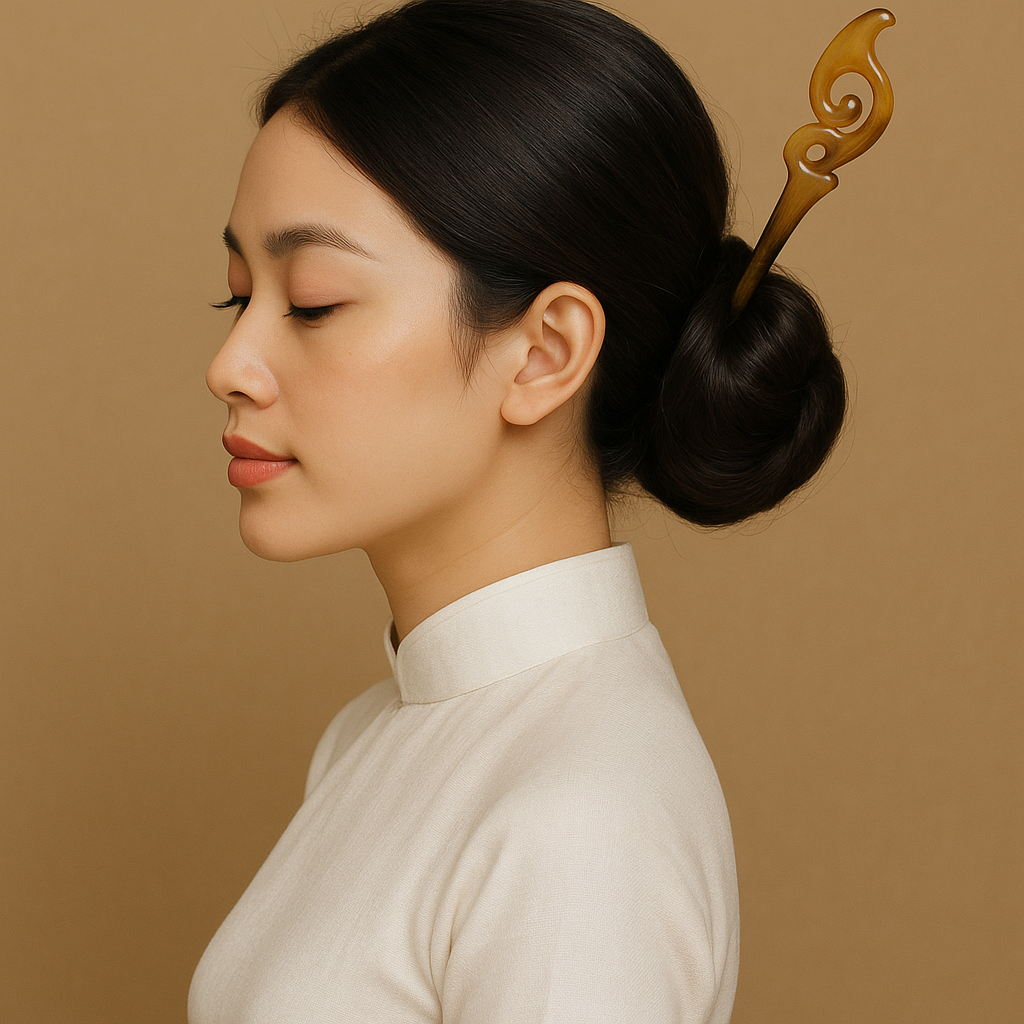 Trâm Cài Tóc Sừng Trâu: Vẻ Đẹp Tinh Hoa Thủ Công, Nét Duyên Dáng Dịu Dàng Của Phụ Nữ Việt