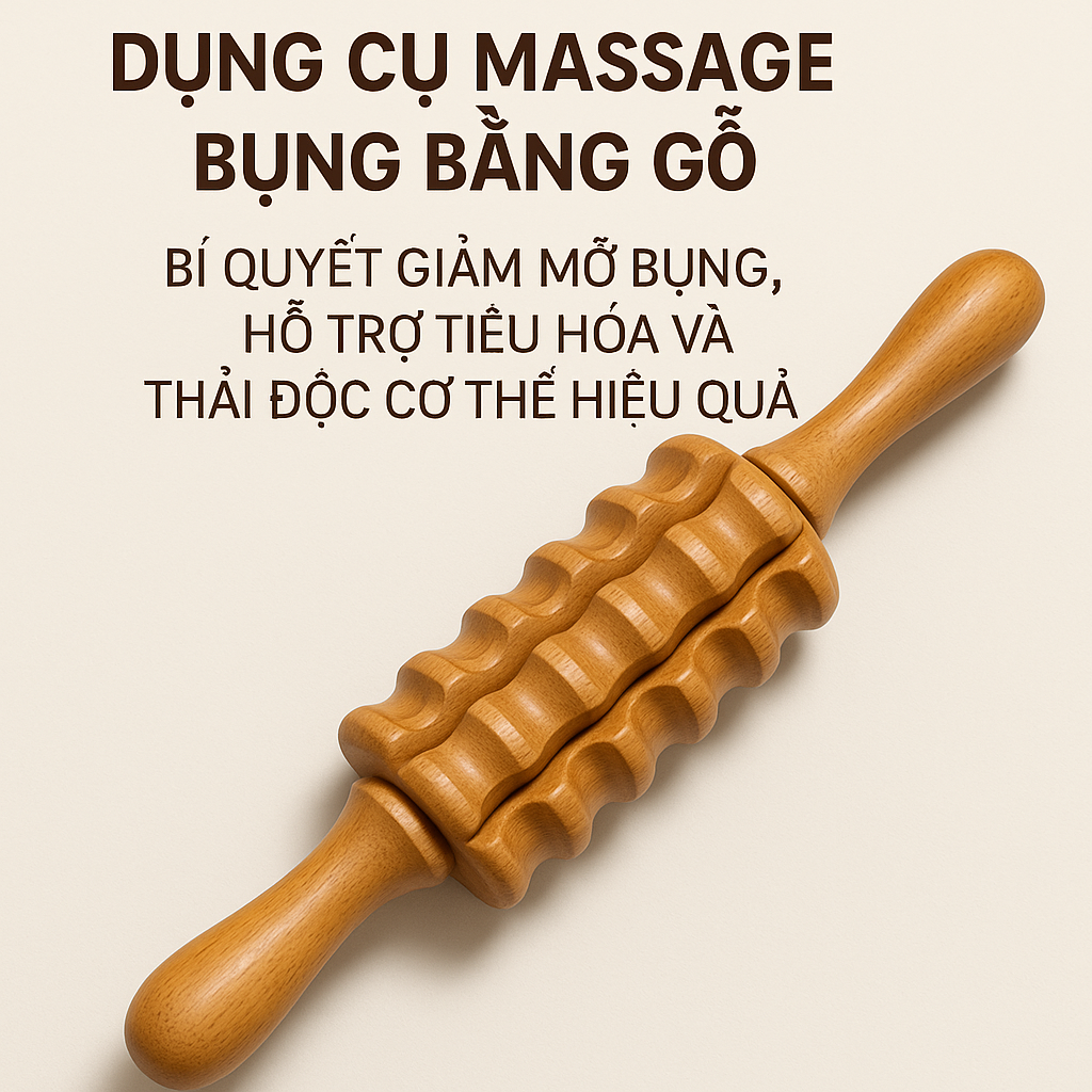 Dụng Cụ Massage Bụng Bằng Gỗ: Bí Quyết Giảm Mỡ Bụng, Hỗ Trợ Tiêu Hóa Và Thải Độc Cơ Thể Hiệu Quả