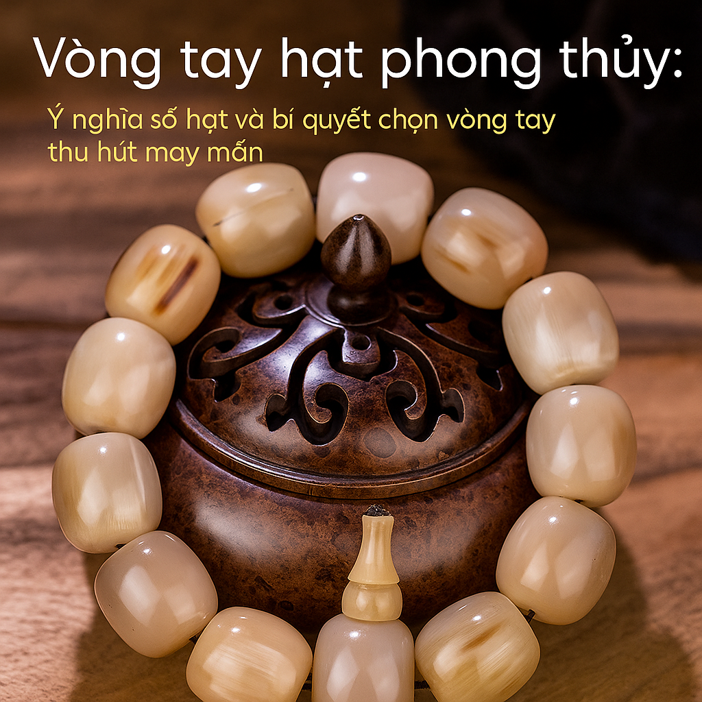 Vòng Tay Hạt Phong Thủy: Ý Nghĩa Số Hạt Và Bí Quyết Chọn Vòng Tay Thu Hút May Mắn