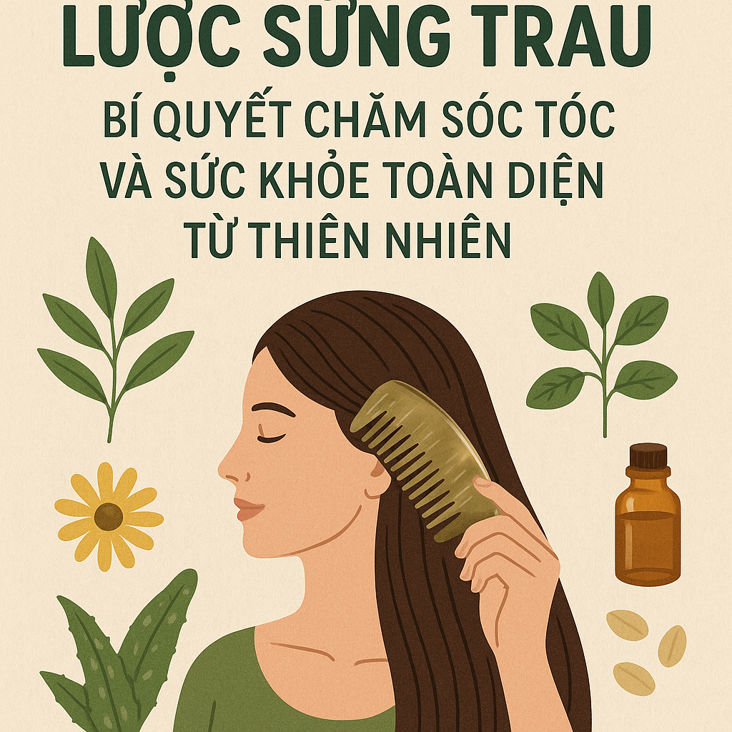 Lược Sừng Trâu: Bí Quyết Chăm Sóc Tóc Và Sức Khỏe Toàn Diện Từ Thiên Nhiên