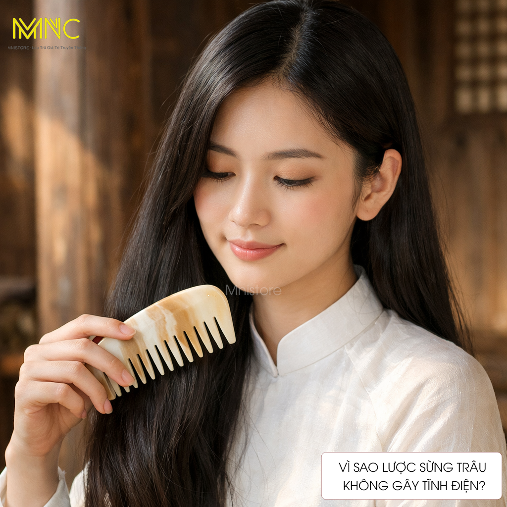 Vì Sao Lược Sừng Trâu Không Gây Tĩnh Điện? Bí Mật Đằng Sau 