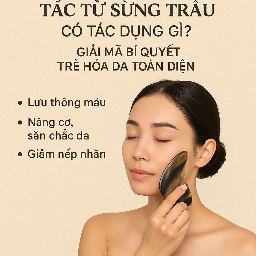Massage Mặt Chế Tác Từ Sừng Trâu Có Tác Dụng Gì? Giải Mã Bí Quyết Trẻ Hóa Da Toàn Diện