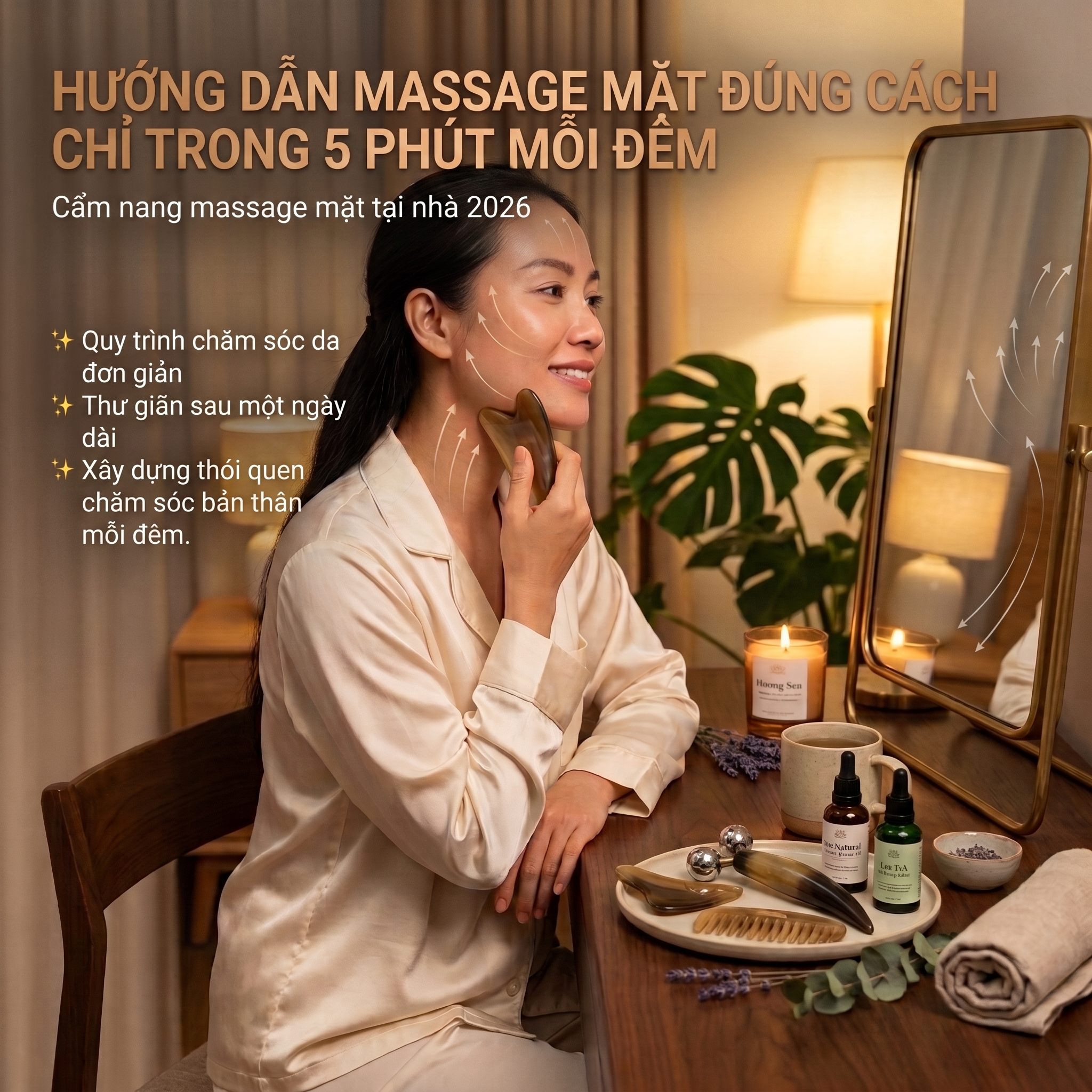 Cách Massage Mặt Đúng Cách Trong 5 Phút Mỗi Tối Giúp Da Săn Chắc Và Trẻ Hơn Mỗi Ngày