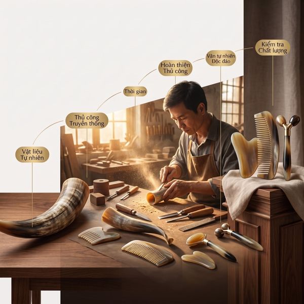 Mỗi sản phẩm đều trải qua nhiều công đoạn chế tác