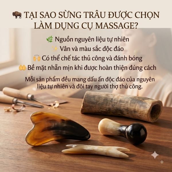Bộ dụng cụ massage sừng trâu gồm những gì?