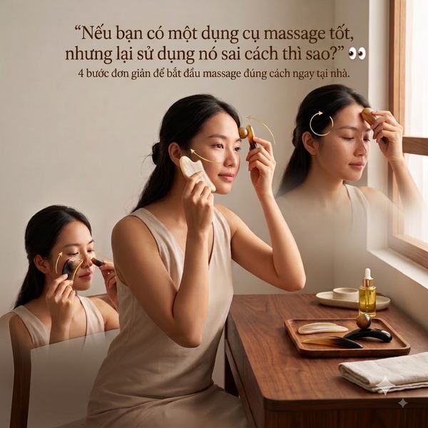Cách sử dụng bộ dụng cụ massage đúng cách