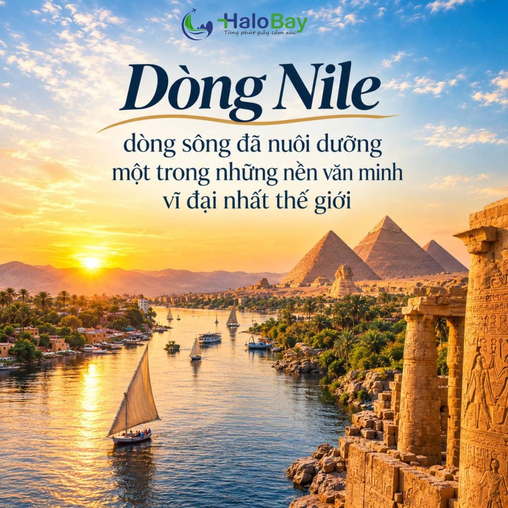 Dòng Nile – dòng sông đã nuôi dưỡng một trong những nền văn minh vĩ đại nhất thế giới